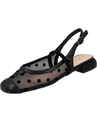 AZAREY SANDALIAS 070-395406 EN PARA MUJER NEGRO
