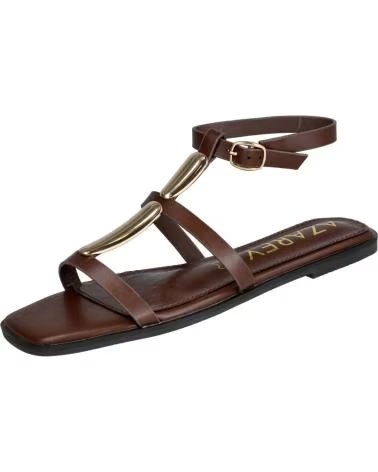 AZAREY SANDALIAS 070-503025 EN PARA MUJER MARRON