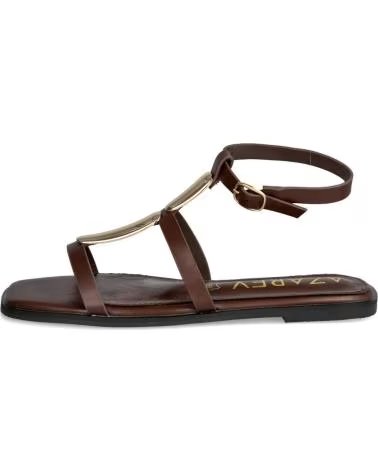 AZAREY SANDALIAS 070-503025 EN PARA MUJER MARRON