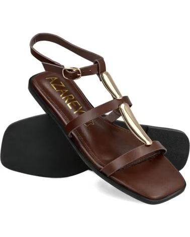 AZAREY SANDALIAS 070-503025 EN PARA MUJER MARRON