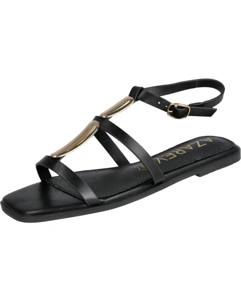 AZAREY SANDALIAS 070-230795 EN PARA MUJER NEGRO