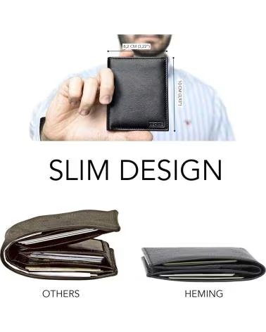 HEMING H-1 CARTERA TARJETERO FBM NEGRO