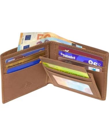 HEMING HW-1 CARTERA TARJETERO FBM MARRóN