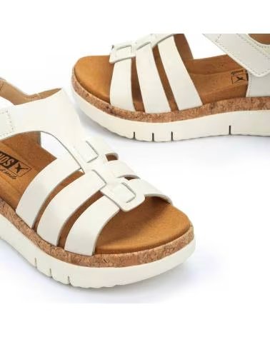 PIKOLINOS SANDÁLIAS PIKOLINOS W4N-0754 EM PELE CREMA