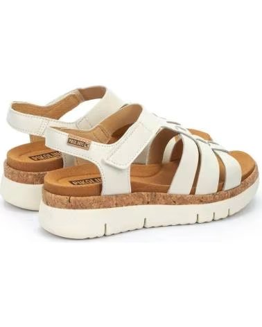 PIKOLINOS SANDÁLIAS PIKOLINOS W4N-0754 EM PELE CREMA