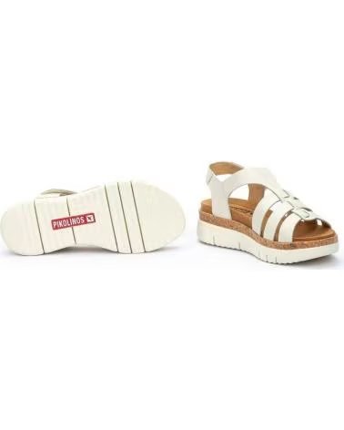 PIKOLINOS SANDÁLIAS PIKOLINOS W4N-0754 EM PELE CREMA