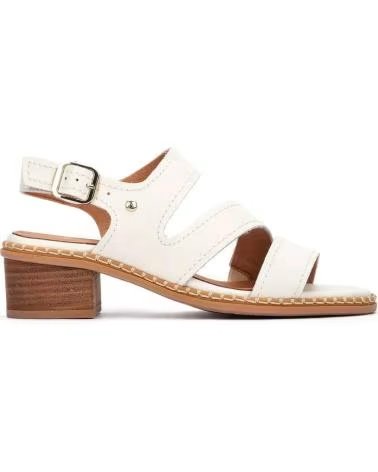 PIKOLINOS SANDÁLIAS PIKOLINOS W3H-1635 COM SALTO BLOCO CREMA