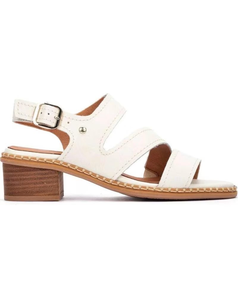 PIKOLINOS SANDÁLIAS PIKOLINOS W3H-1635 COM SALTO BLOCO CREMA