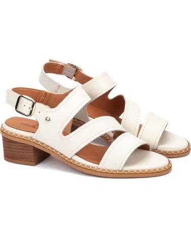 PIKOLINOS SANDÁLIAS PIKOLINOS W3H-1635 COM SALTO BLOCO CREMA