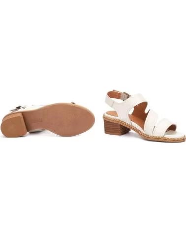 PIKOLINOS SANDÁLIAS PIKOLINOS W3H-1635 COM SALTO BLOCO CREMA