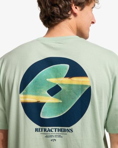 BILLABONG CAMISETA SYMMETRY 24A521621 VERDE