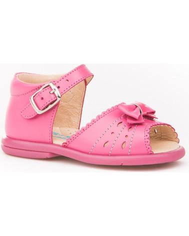 Sandales pour Fille ANGELITOS SANDALIA PIEL 924 FUXIA