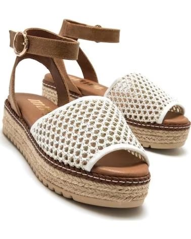 MTNG SANDALIAS 59617C59580 EN BEIGE PARA MUJER RABI WHITE