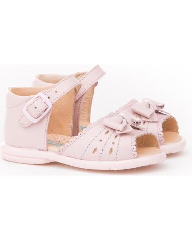 Sandalias de Niña ANGELITOS SANDALIA PIEL 924 ROSA