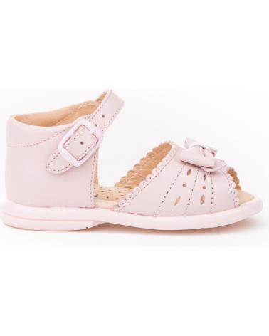 Sandalias de Niña ANGELITOS SANDALIA PIEL 924 ROSA