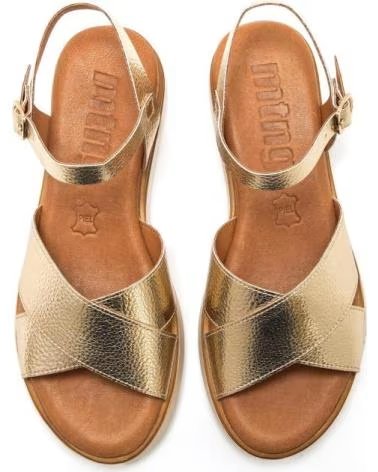 MTNG SANDALIAS MUSTANG AMELIE EN DORADO PARA MUJER GRANO METAL CHAMPAGNE
