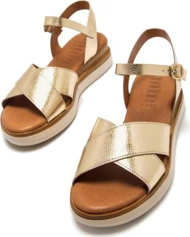 MTNG SANDALIAS MUSTANG AMELIE EN DORADO PARA MUJER GRANO METAL CHAMPAGNE