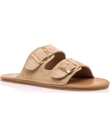 MTNG SANDÁLIAS FREE-LARA 62726 COM FIVELA DUPLA BEIGE
