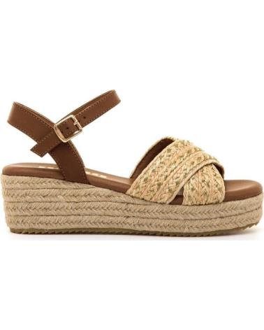 MTNG SANDALIAS LITA CON PLATAFORMA DE ESPARTO TRENZADO BEIGE