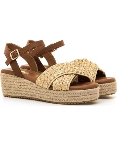 MTNG SANDALIAS LITA CON PLATAFORMA DE ESPARTO TRENZADO BEIGE