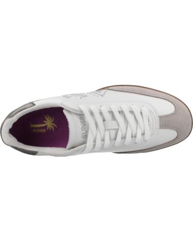 SUN68 ZAPATILLAS CALIFORNIA LEATHER - ESTILO URBANO S01 S01 BIANCO