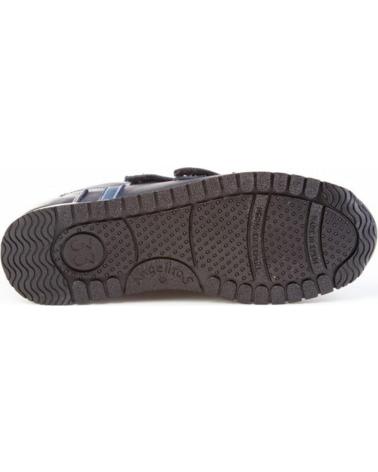 Sapatos de Menina e Menino ANGELITOS BOTA SPORT PIEL 679 MARINO