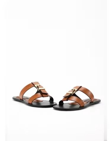 KESLEM DUNA LEATHER SANDAL CUERO