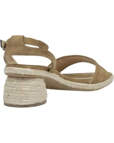 KESLEM M6325 SANDAL WITH JUTE HEEL CAMEL