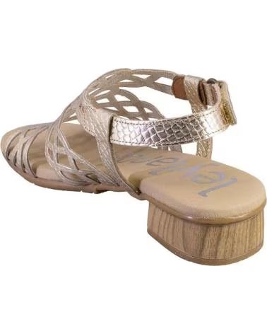 SUAVE 5609 SANDALS WITH BRAIDED DESIGN PLATINO