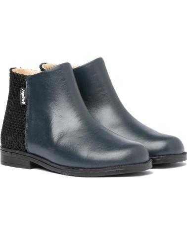 Botines de Niña ANGELITOS BOTA SPORT PIEL 755 MARINO