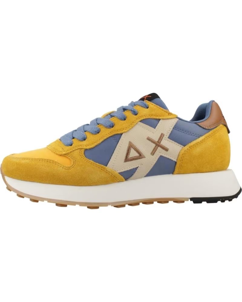 SUN68 JAKI BICOLOR SNEAKER SUN68 S23 GIALLO