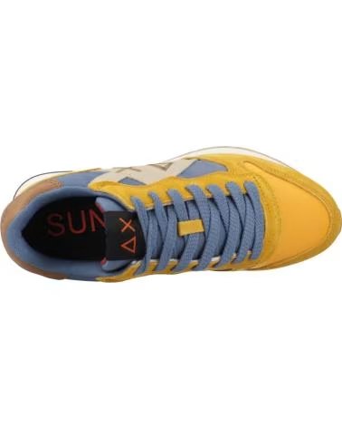 SUN68 JAKI BICOLOR SNEAKER SUN68 S23 GIALLO