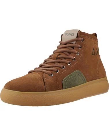 SUN68 BOTTINES LUIS MIDI SUEDE S93 FOX S93 FOX