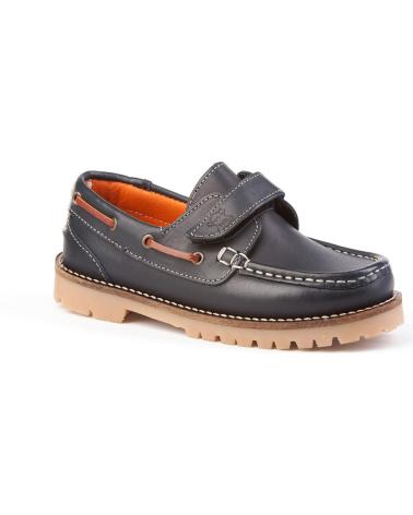 Zapatos de Niño ANGELITOS NAUTICO PIEL 804 MARINO