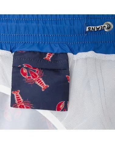 PEPE JEANS BADEHOSE MIT KRABBENMUSTER UND ELASTISCHEM BUND AZUL