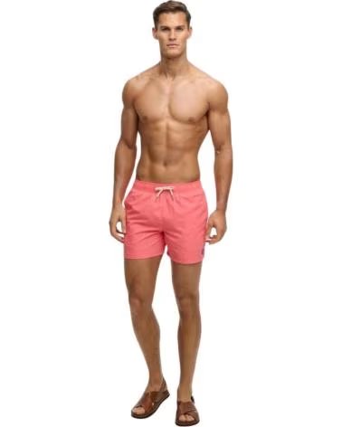 SUPERDRY BANADOR BANADOR CORTO - FLURO PINK EN ROSA PARA HOMBRE CORAL