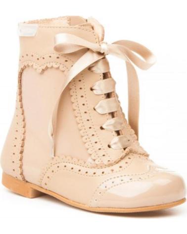 Botines de Niña ANGELITOS PASCUALONA PIEL 1000 CAMEL