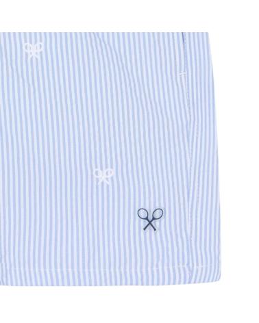 SILBON BAÑADOR SILBON DE RAYAS CON CORDÓN AJUSTABLE AZUL