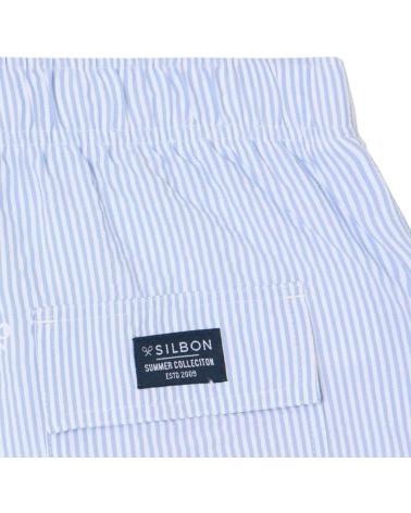 SILBON BAÑADOR SILBON DE RAYAS CON CORDÓN AJUSTABLE AZUL