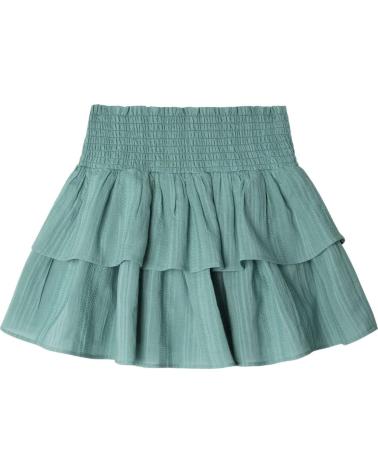 PEPE JEANS FALDA NINA CON VOLANTES Y CINTURA ELÁSTICA AZUL