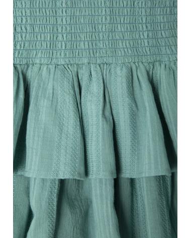 PEPE JEANS FALDA NINA CON VOLANTES Y CINTURA ELÁSTICA AZUL