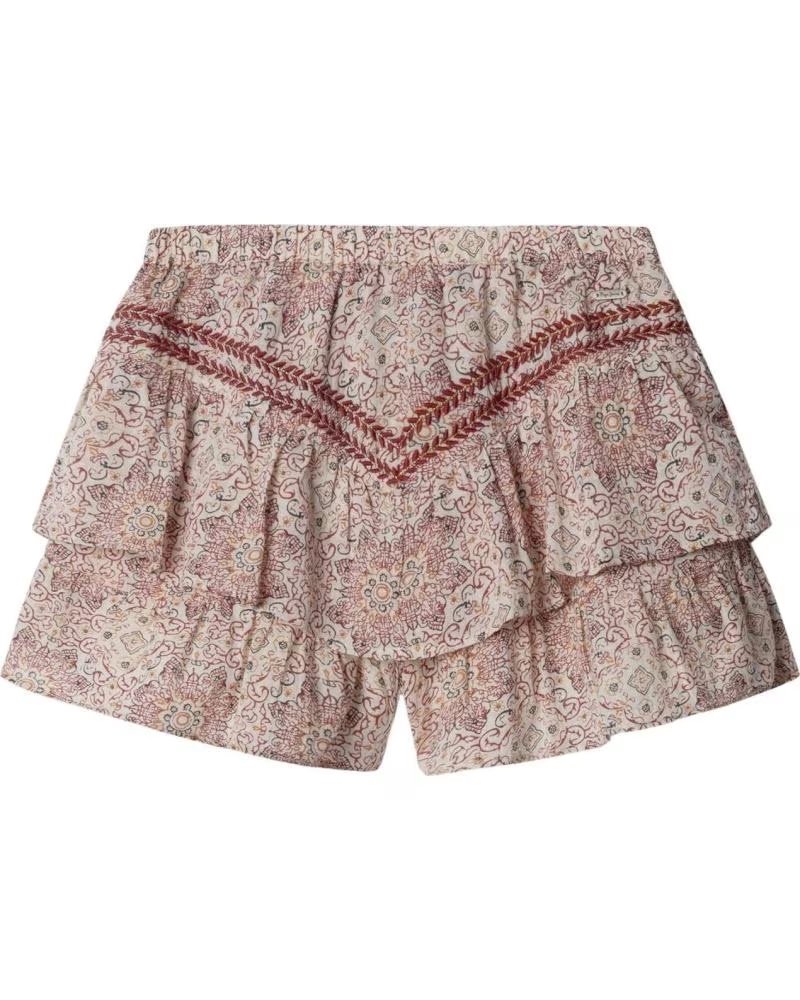 PEPE JEANS PANTALON CORTO PG8000009-808 EN ROJO PARA NINAS BLANCO
