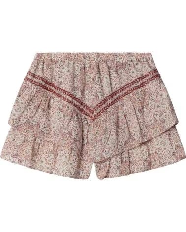 PEPE JEANS PANTALON CORTO PG8000009-808 EN ROJO PARA NINAS BLANCO