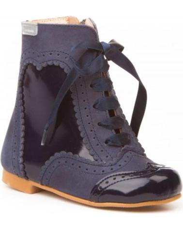 Botines de Niña ANGELITOS PASCUALONA PIEL 1000 MARINO