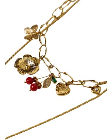 TWINSET COLLAR DE CADENA CON CHARMS DECORATIVOS MULTICOLOR