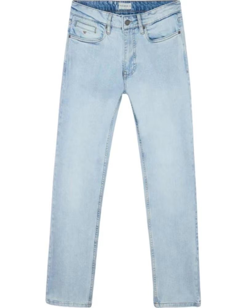 SILBON PANTALONES VAQUEROS SLIM FIT LAVADO CLARO AZUL