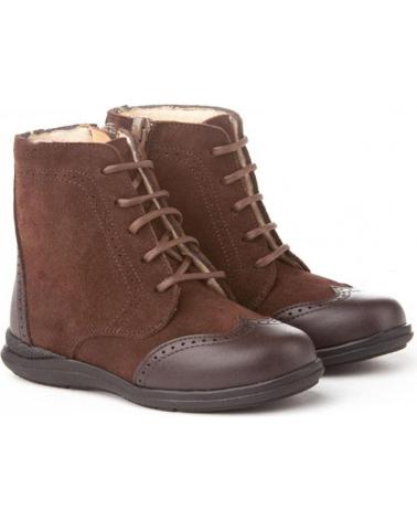 Bottines pour Fille ANGELITOS PASCUALONA PIEL 1003 CHOCOLATE