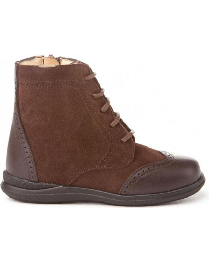 Bottines pour Fille ANGELITOS PASCUALONA PIEL 1003 CHOCOLATE