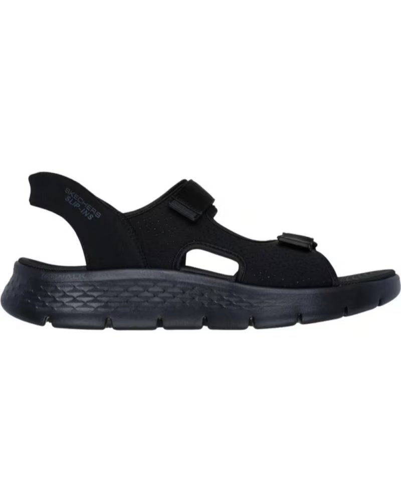 SKECHERS SANDÁLIAS SLIP-INS GO WALK FLEX ARCHITECT NEGRO