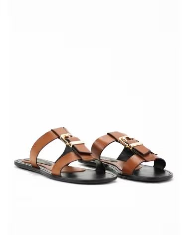 KESLEM DUNA LEATHER SANDAL CUERO